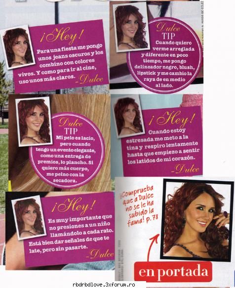Dulce in revista seventeen - anahi - Dulce maria